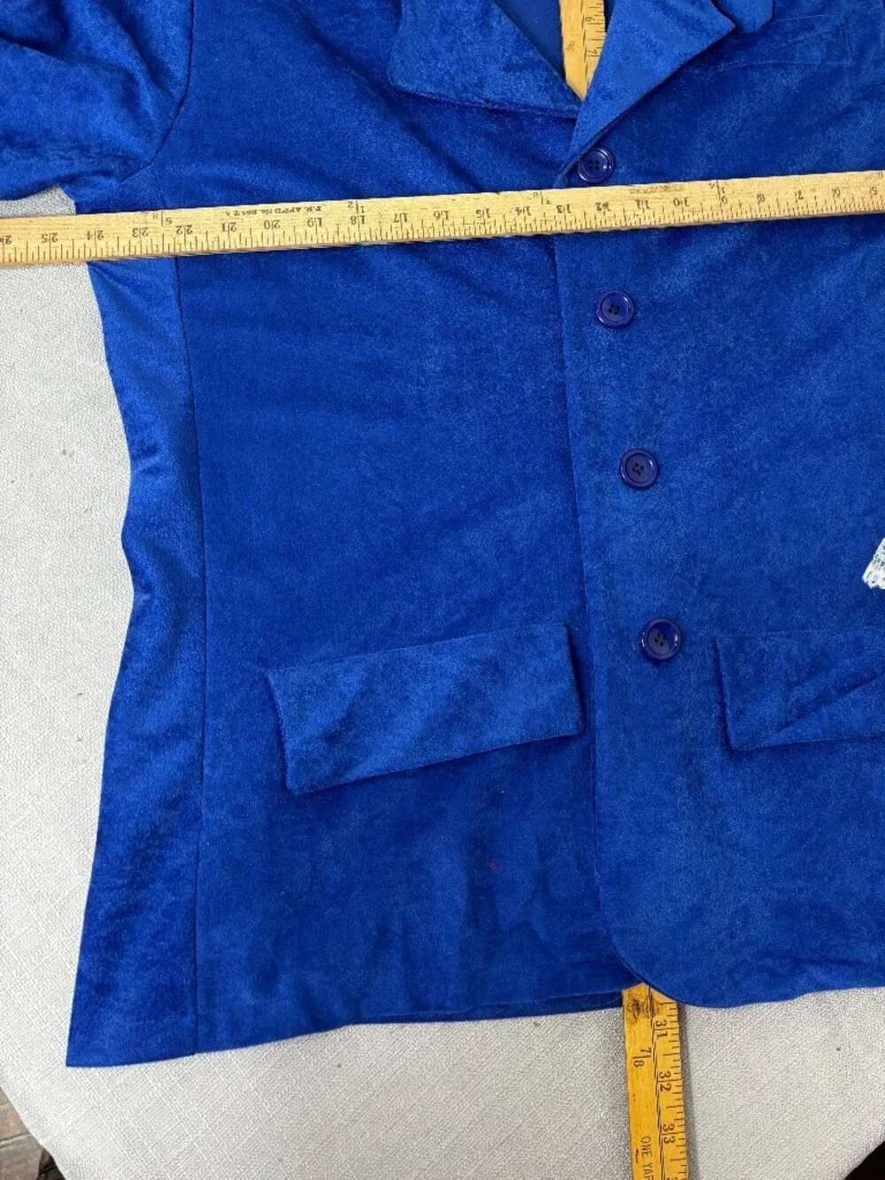 VTG Austin Powers Iconic Velour Swinger Spy Suit Halloween  NWT 1999 One Size